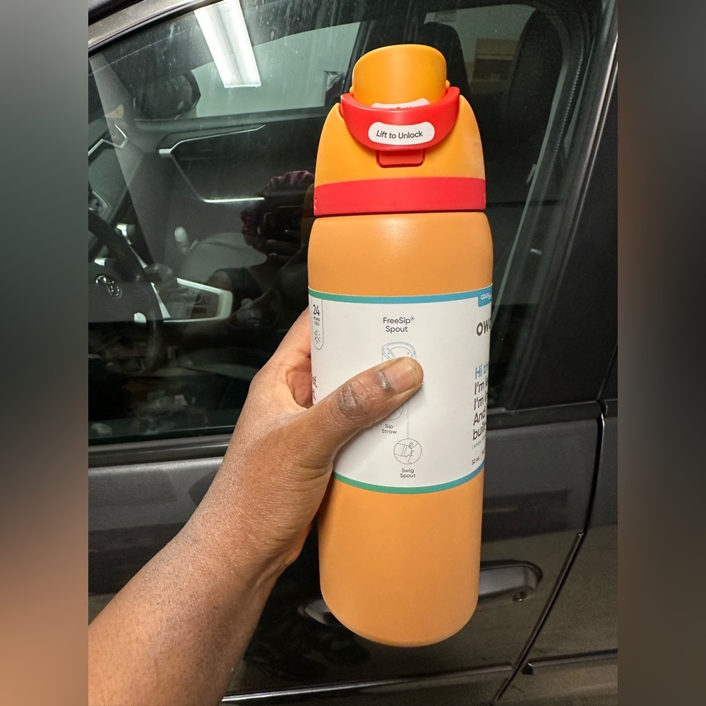 Owala Serene Tangerine 32oz Colordrop Freesip